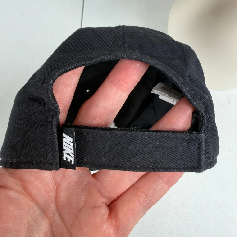 Nike Toddler Baseball Cap Black Cotton Embroidered Futura Logo Heritage86 Hat